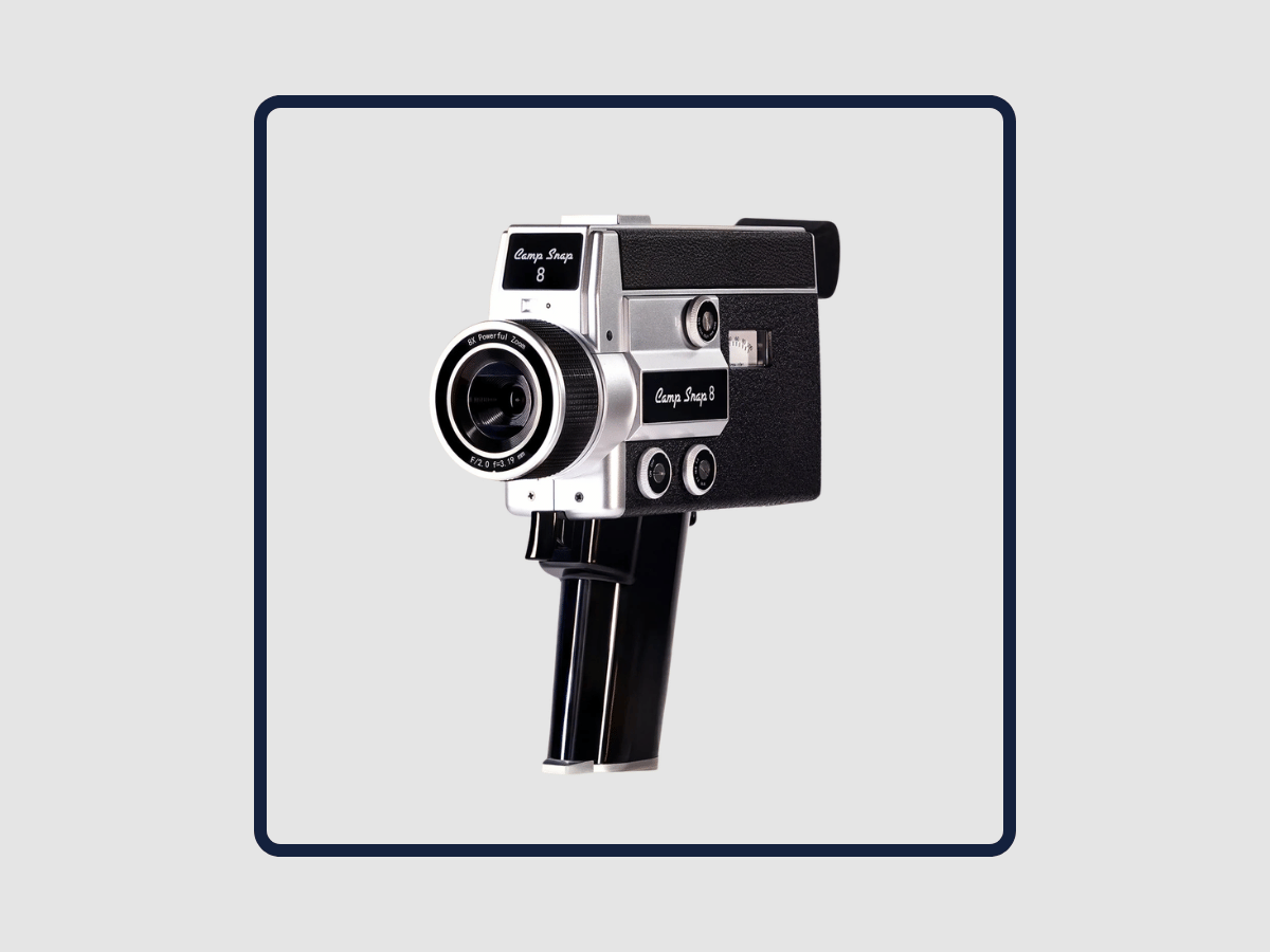Single Video Cam kit with one vintage-style video camera