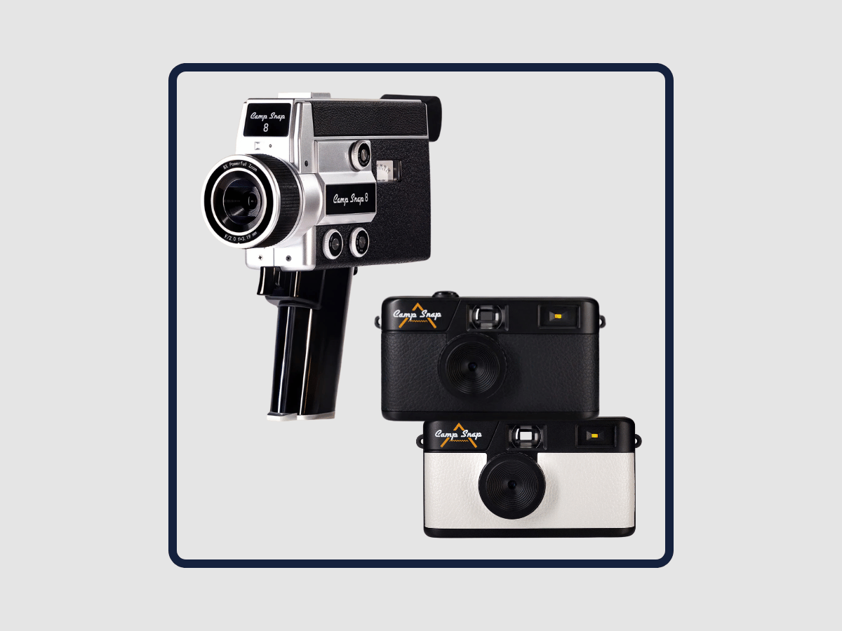 Keepsake Combo kit with one video camera and two photo cameras